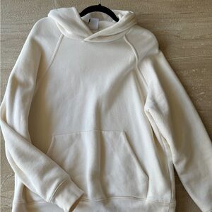 Zara Cream Hoodie Size Large